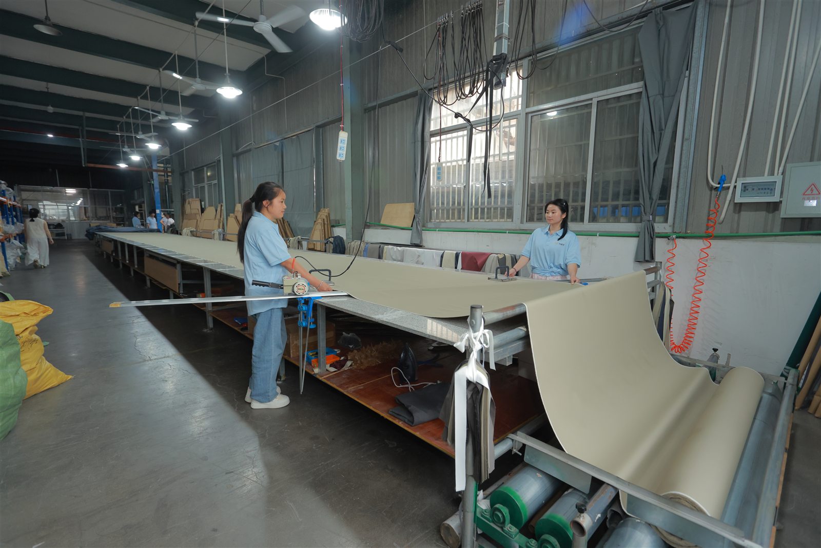 Canopy details prepared for integrated umbrella components.